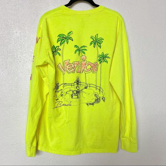 Project Social T Venice Neon Long Sleeve Tee Size Medium - Picture 10 of 11
